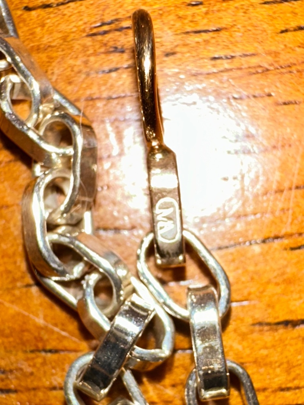 Marla Aaron Biker Chain Necklace 19in - Picture 4 of 7